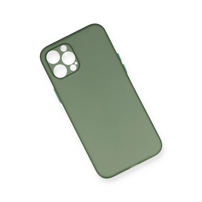 iPhone 12 Pro Kılıf PP Ultra İnce Kapak - Yeşil
