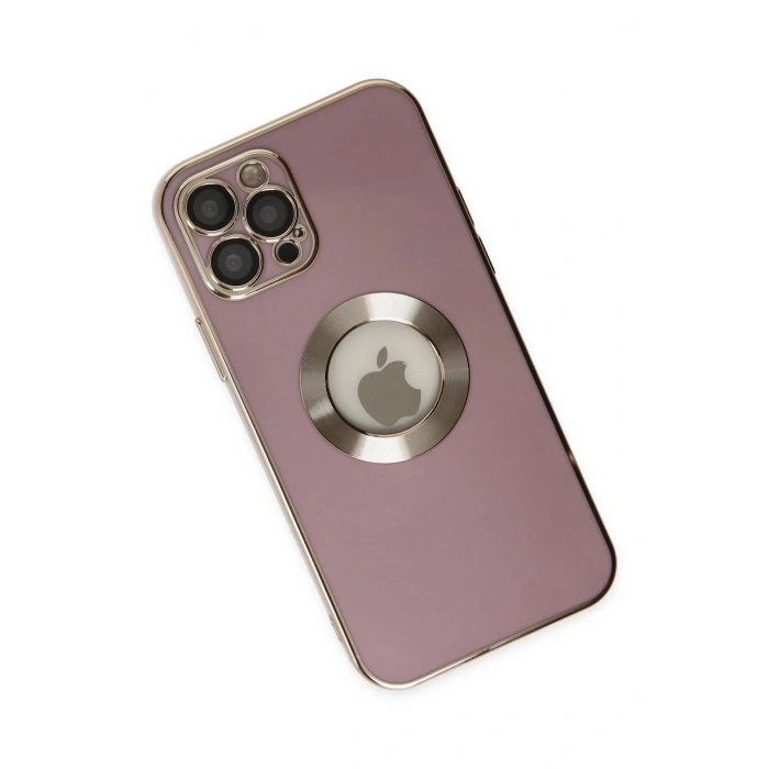 iPhone 12 Pro Kılıf Store Silikon - Mor