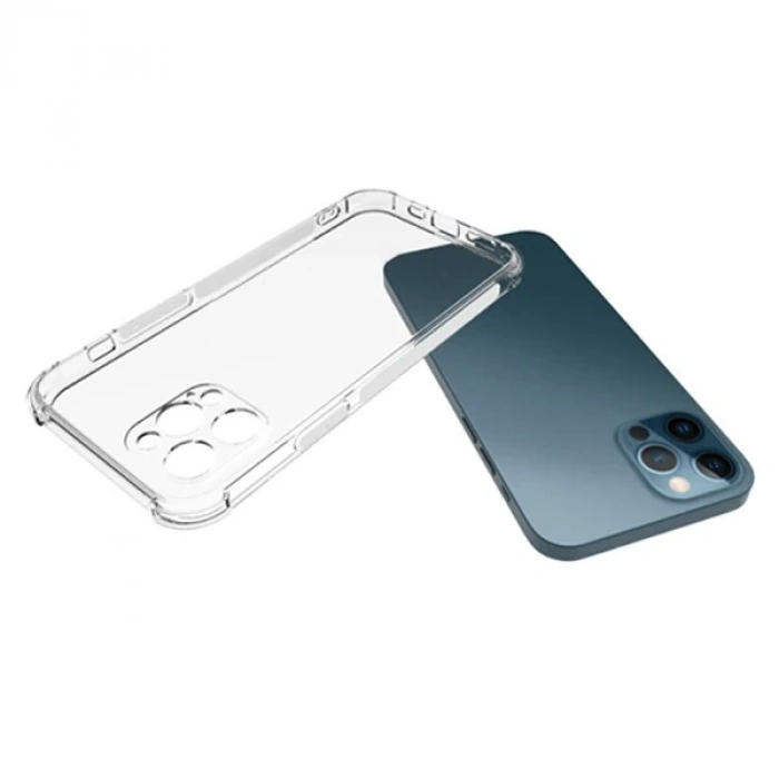 İphone 12 Pro Max 6.7 Anti-drop Silikon Kılıf Kamera Korumalı Şeffaf Silikon Kılıf