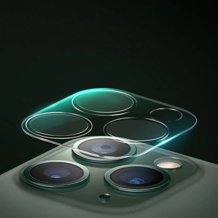 İphone 12 Pro Max 6.7  Full Tempered Kamera Koruyucu Kırılmaz Cam-(5775)