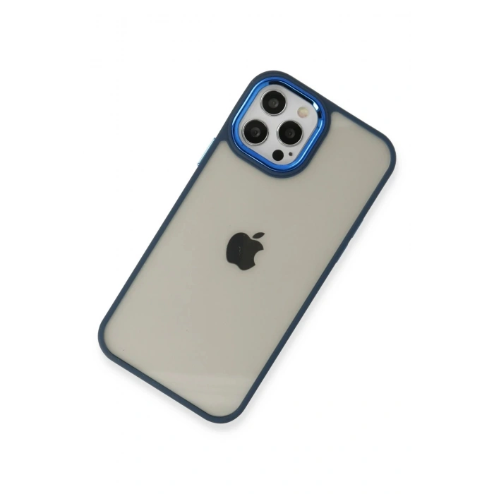 iPhone 12 Pro Max Kılıf Dora Kapak - Mavi