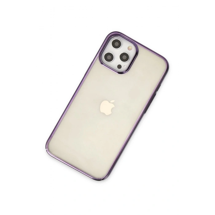 iPhone 12 Pro Max Kılıf Element Silikon - Mor