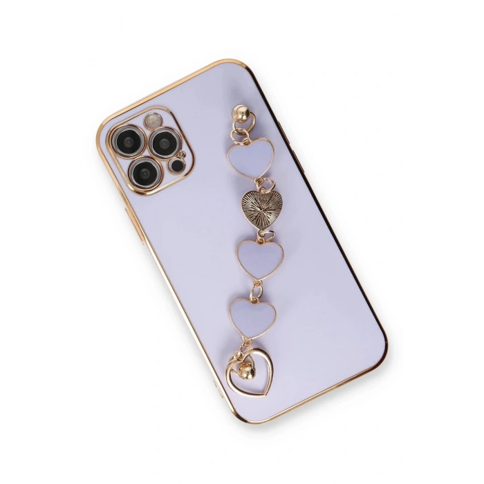 iPhone 12 Pro Max Kılıf Esila Silikon - Lila