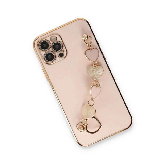 iPhone 12 Pro Max Kılıf Esila Silikon - Pudra