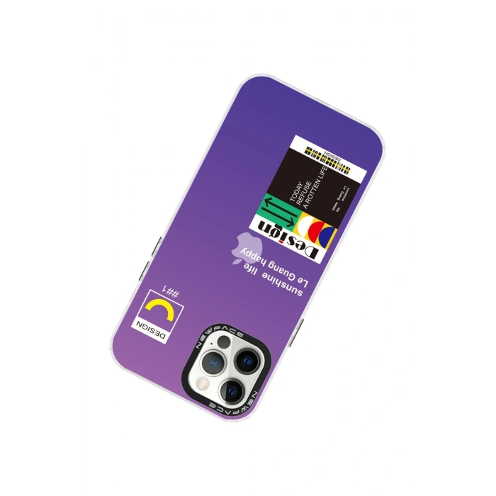 iPhone 12 Pro Max Kılıf Estoril Desenli Kapak - Estoril - 4