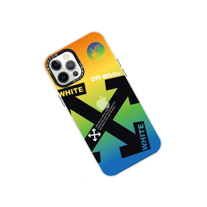 iPhone 12 Pro Max Kılıf Estoril Desenli Kapak - Estoril - 5