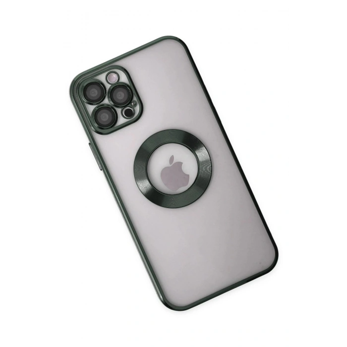 iPhone 12 Pro Max Kılıf Slot Silikon - Köknar Yeşili