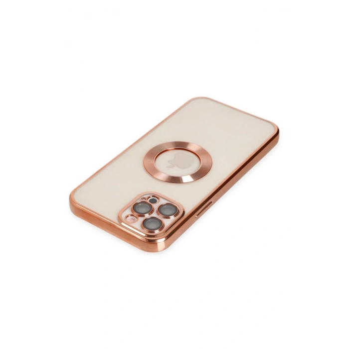 iPhone 12 Pro Max Kılıf Slot Silikon - Rose Gold