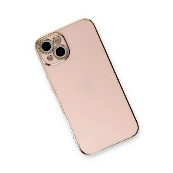 iPhone 13 Kılıf Volet Silikon - Pembe