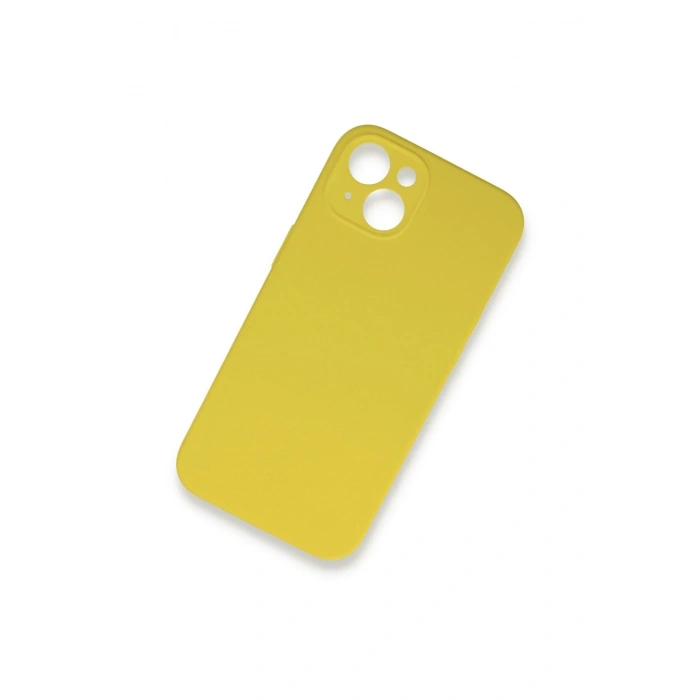 iPhone 13 Mini Kılıf Lansman Legant Silikon - Sarı