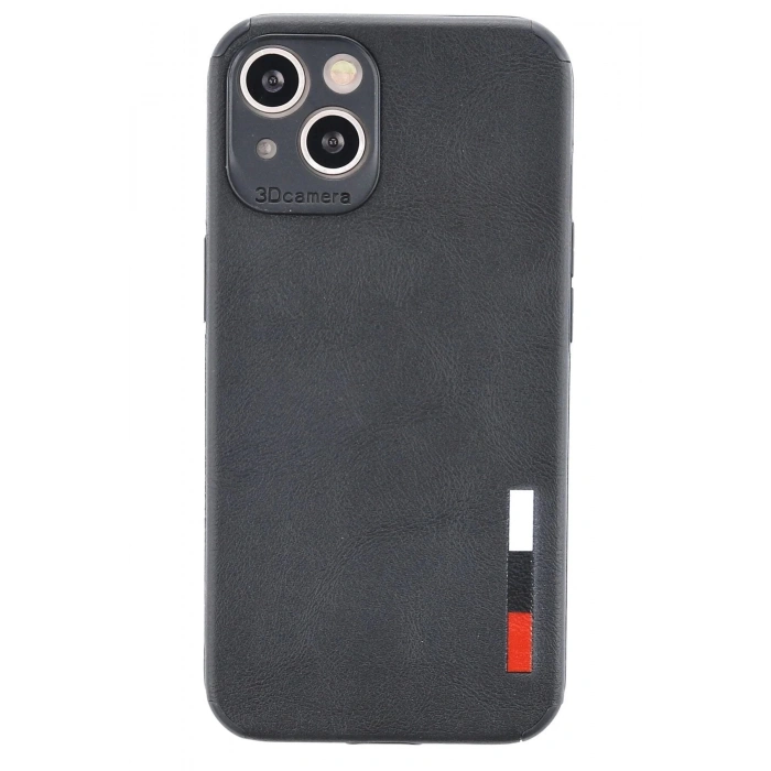 iPhone 13 Mini Kılıf Loop Deri Silikon - Siyah