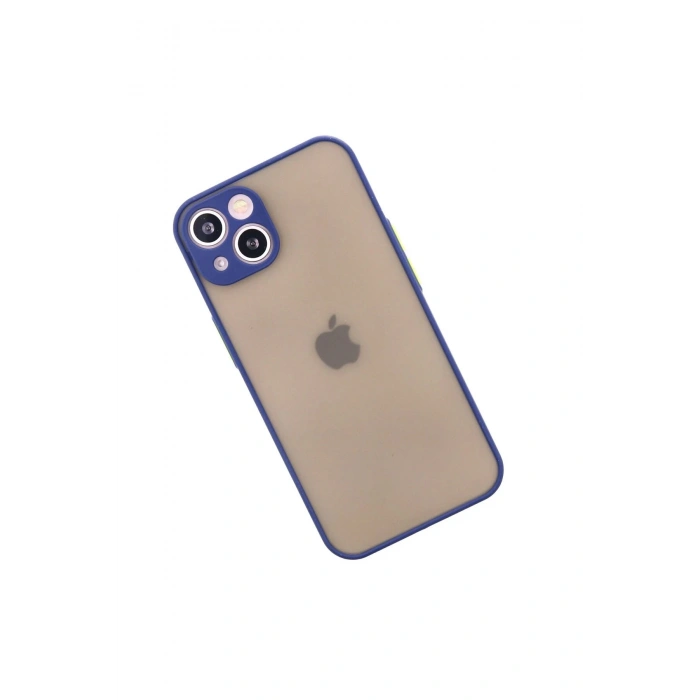 iPhone 13 Mini Kılıf Montreal Silikon Kapak - Lacivert