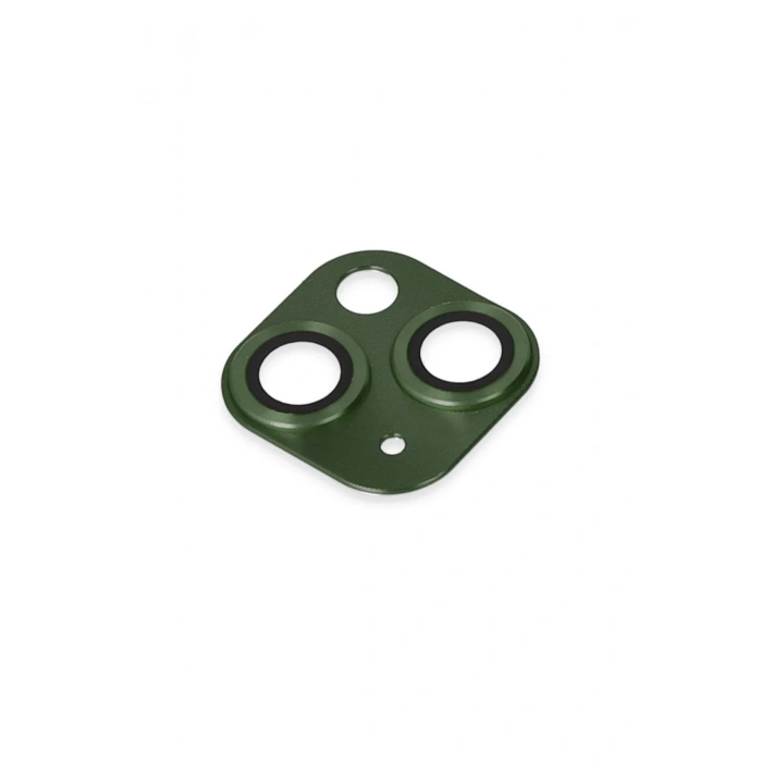 iPhone 13 Pers Alüminyum Kamera Lens - Yeşil