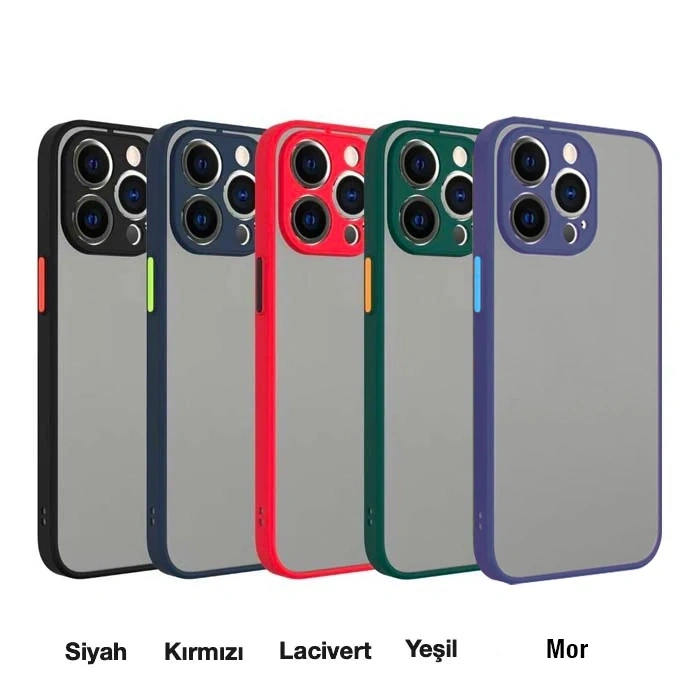 İphone 13 Pro 6.1inç Kamera Korumalı Premium Silikon Kılıf