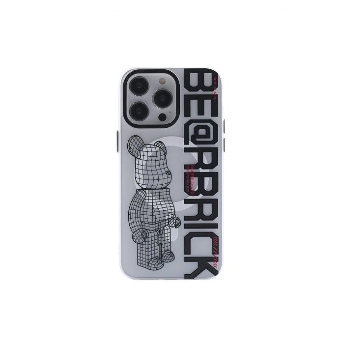 iPhone 13 Pro Kılıf Apollo Magneticsafe Desenli Kapak - Apollo Şeffaf - 1