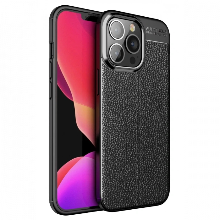 iPhone 13 Pro Kılıf Auto Focus Kapak - Siyah