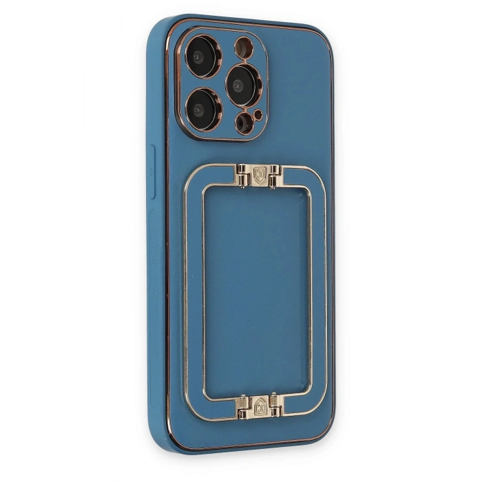 iPhone 13 Pro Kılıf Coco Elit Kapak - Mavi