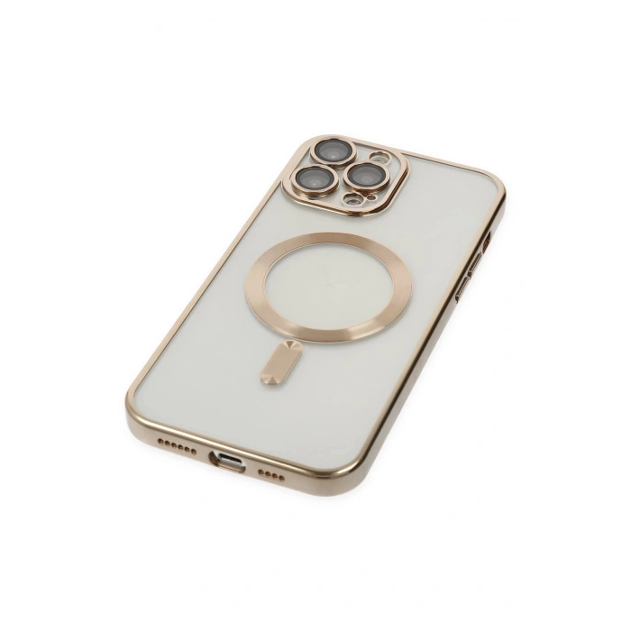 iPhone 13 Pro Kılıf Kross Magneticsafe Kapak - Gold