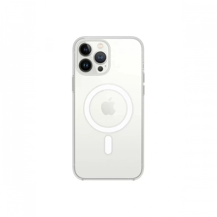 iPhone 13 Pro Kılıf Magneticsafe Şeffaf Silikon - Şeffaf