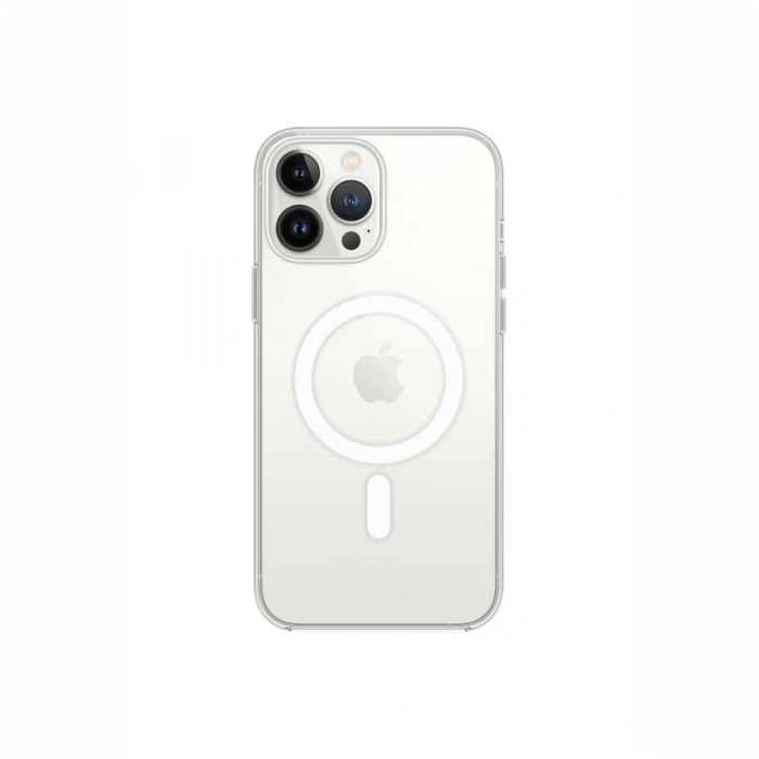 iPhone 13 Pro Kılıf Magneticsafe Şeffaf Silikon - Şeffaf