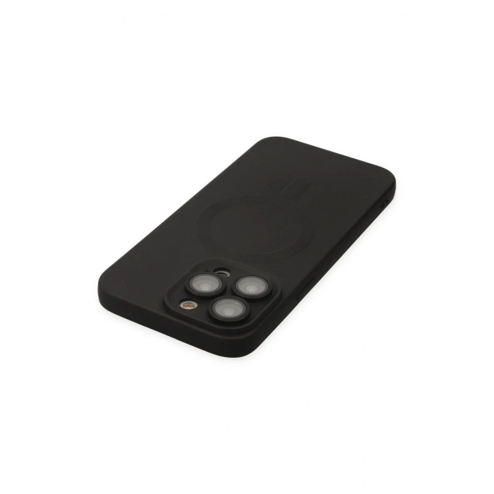 iPhone 13 Pro Kılıf Moshi Lens Magneticsafe Silikon - Siyah