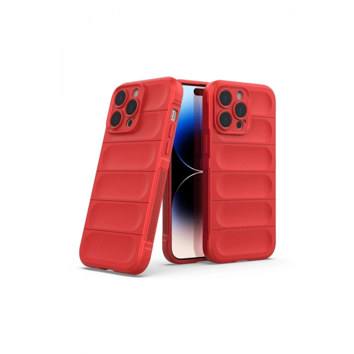 iPhone 13 Pro Kılıf Optimum Silikon - Kırmızı