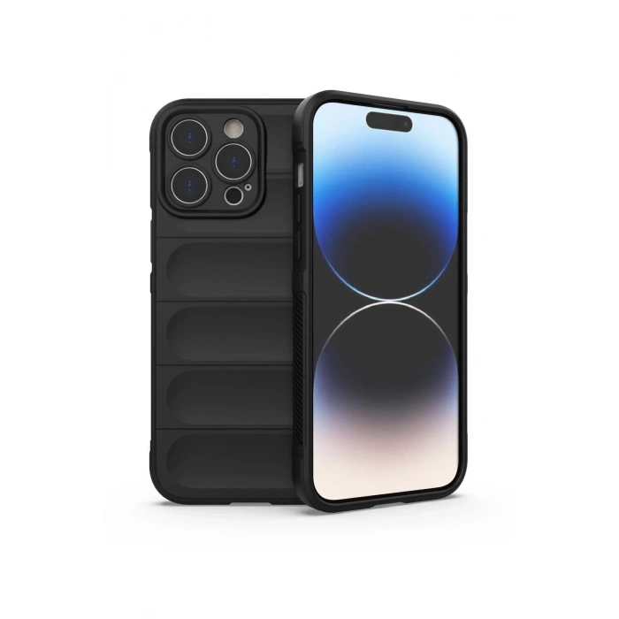 iPhone 13 Pro Kılıf Optimum Silikon - Siyah