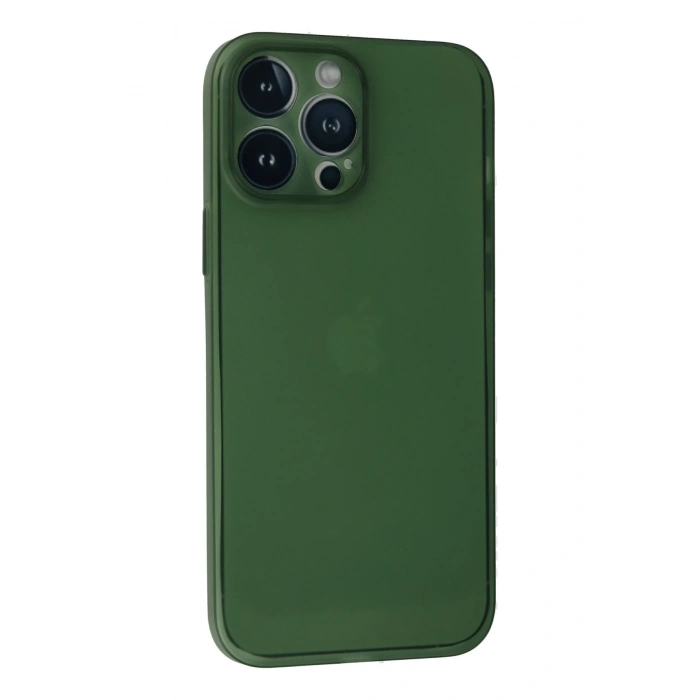 iPhone 13 Pro Kılıf PP Ultra İnce Kapak - Yeşil