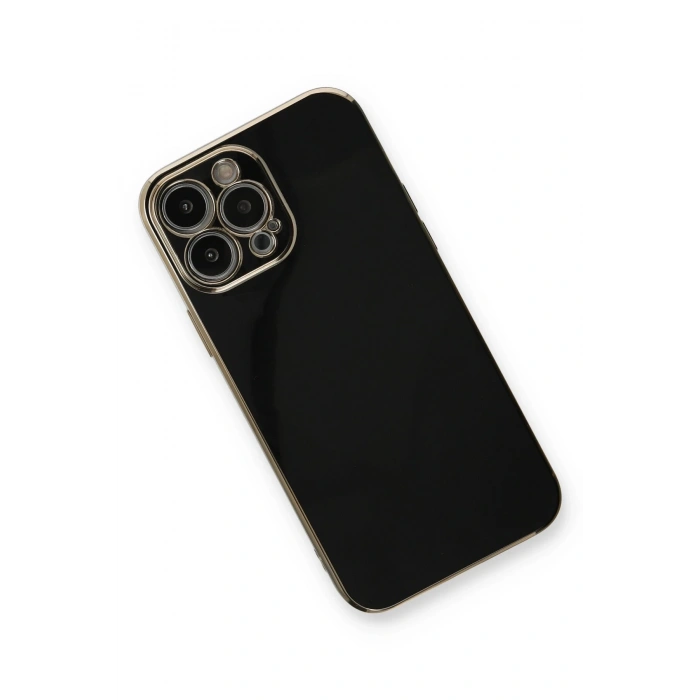 iPhone 13 Pro Kılıf Volet Silikon - Siyah