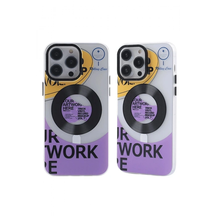 iPhone 13 Pro Max Kılıf Apollo Magneticsafe Desenli Kapak - Apollo Şeffaf - 6