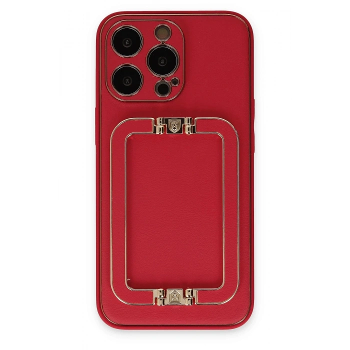 iPhone 13 Pro Max Kılıf Coco Elit Kapak - Kırmızı