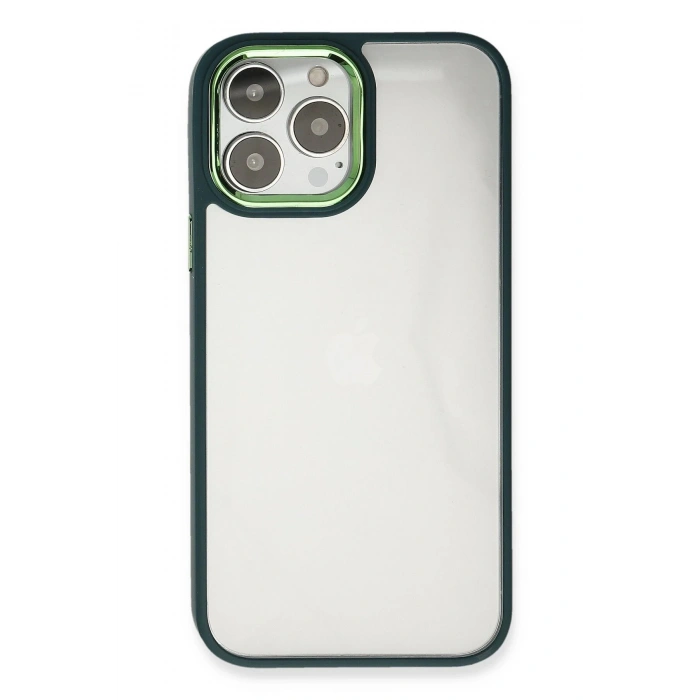 iPhone 13 Pro Max Kılıf Dora Kapak - Haki Yeşil