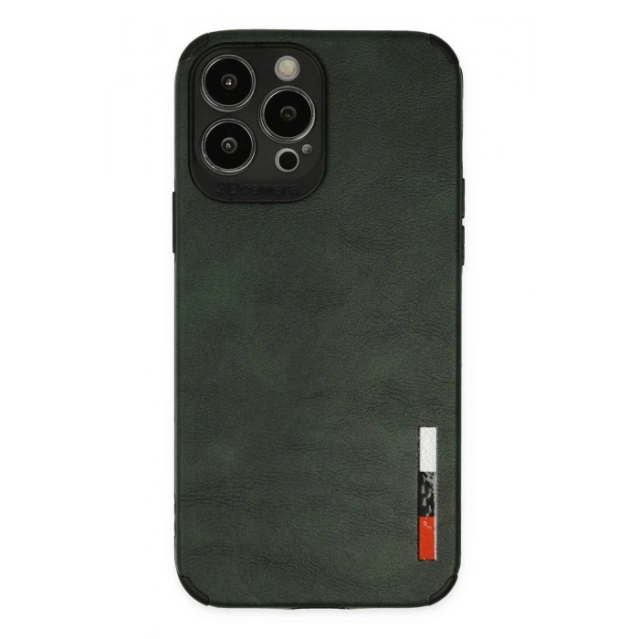 iPhone 13 Pro Max Kılıf Loop Deri Silikon - Yeşil