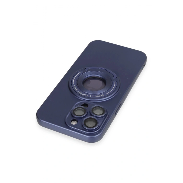 iPhone 13 Pro Max Kılıf Lukka Magneticsafe Kapak - Lacivert