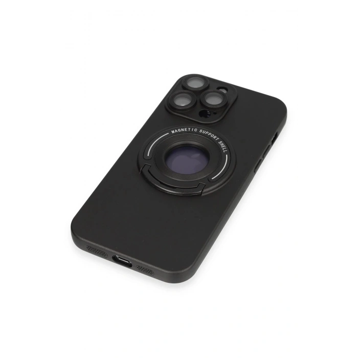 iPhone 13 Pro Max Kılıf Lukka Magneticsafe Kapak - Siyah