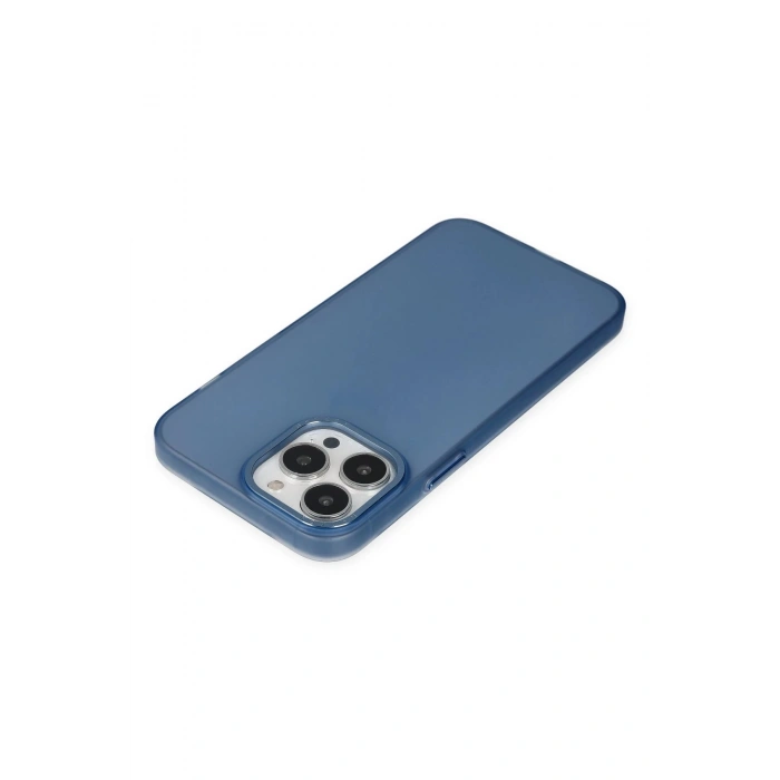 iPhone 13 Pro Max Kılıf Modos Metal Kapak - Lacivert