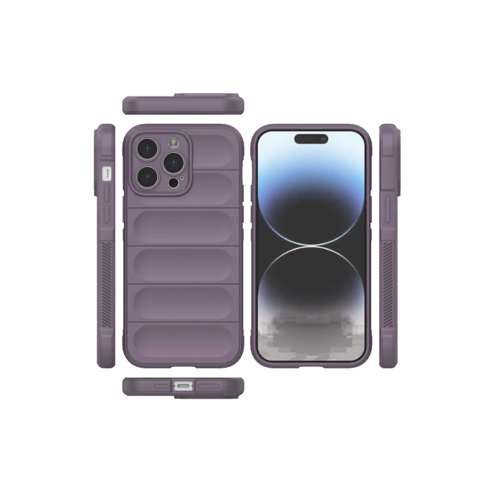 iPhone 13 Pro Max Kılıf Optimum Silikon - Mor