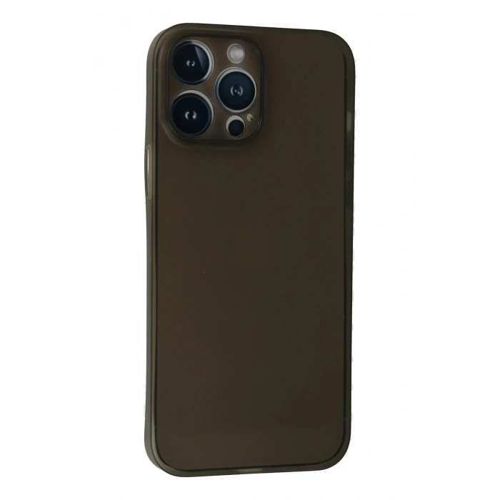 iPhone 13 Pro Max Kılıf PP Ultra İnce Kapak - Gri