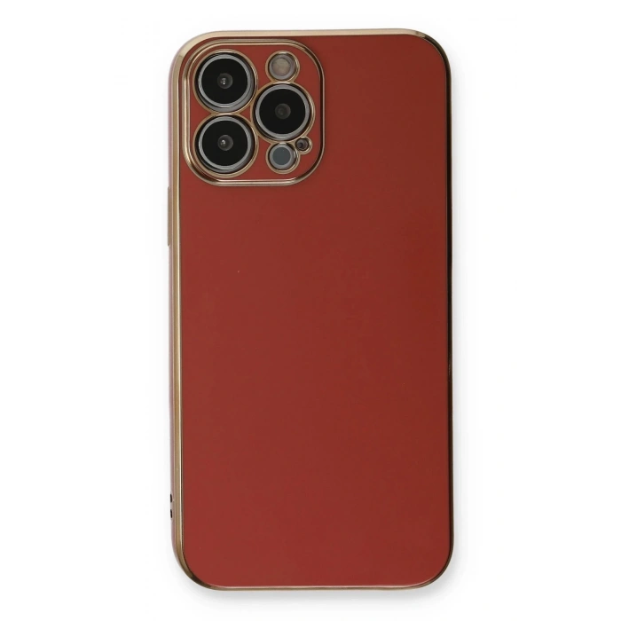 iPhone 13 Pro Max Kılıf Volet Silikon - Kırmızı