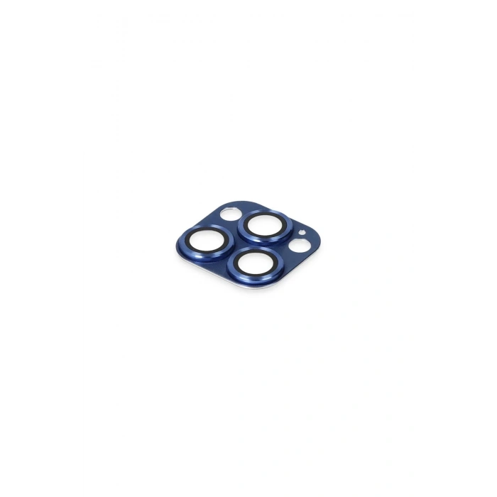 iPhone 13 Pro Max Pers Alüminyum Kamera Lens - Lacivert