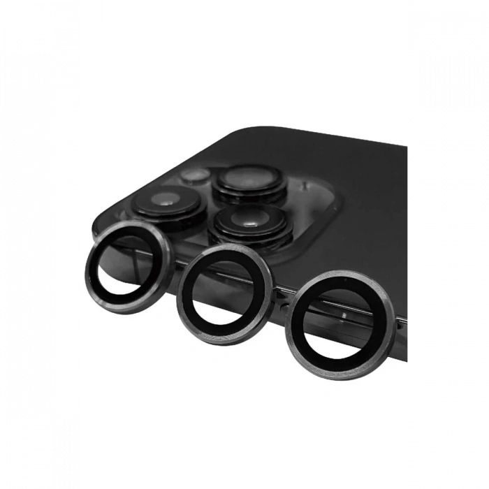 iPhone 13 Pro Raze Metal Kamera Lens - Gri