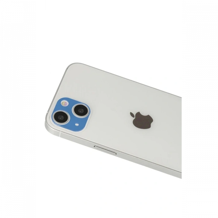 iPhone 13 Rainbow Kamera Lens Koruma Cam - Mavi