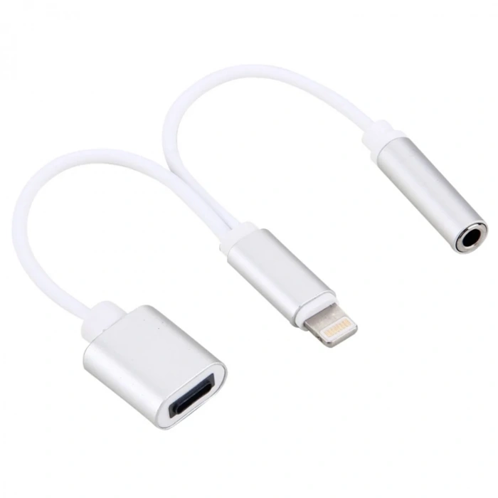 İphone 14-13-12-11 3.5mm Kulaklık Ve Şarj Dönüştürücü