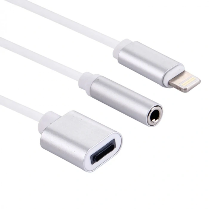 İphone 14-13-12-11 3.5mm Kulaklık Ve Şarj Dönüştürücü