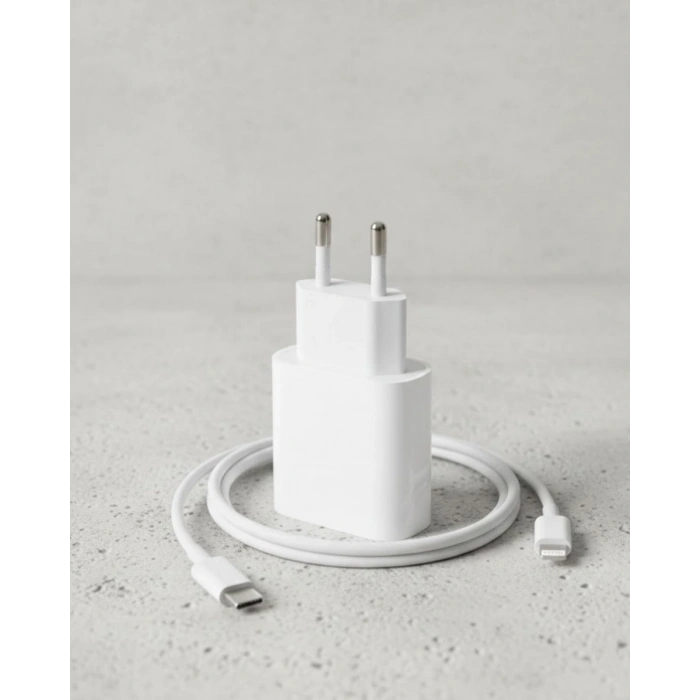 İphone 14 13 12 11 Xr Xs Max 20w Lightning Şarj Adaptörü Kablo Dahil