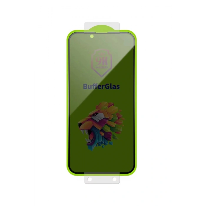 iPhone 14 Buffer Hayalet Cam Ekran Koruyucu - Siyah