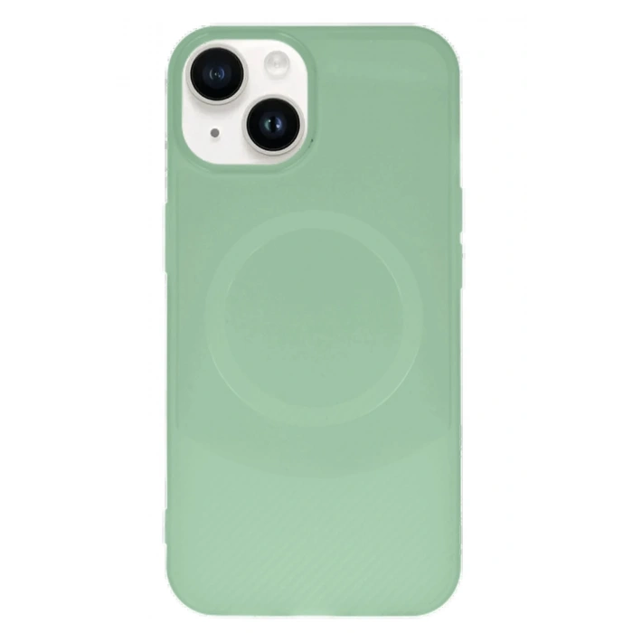 iPhone 14 Kılıf Maya Karbon Kapak - Su Yeşili