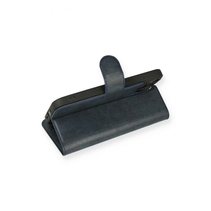 iPhone 14 Kılıf Trend S Plus Kapaklı Kılıf - Lacivert