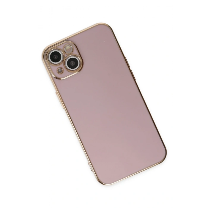 iPhone 14 Kılıf Volet Silikon - Mor