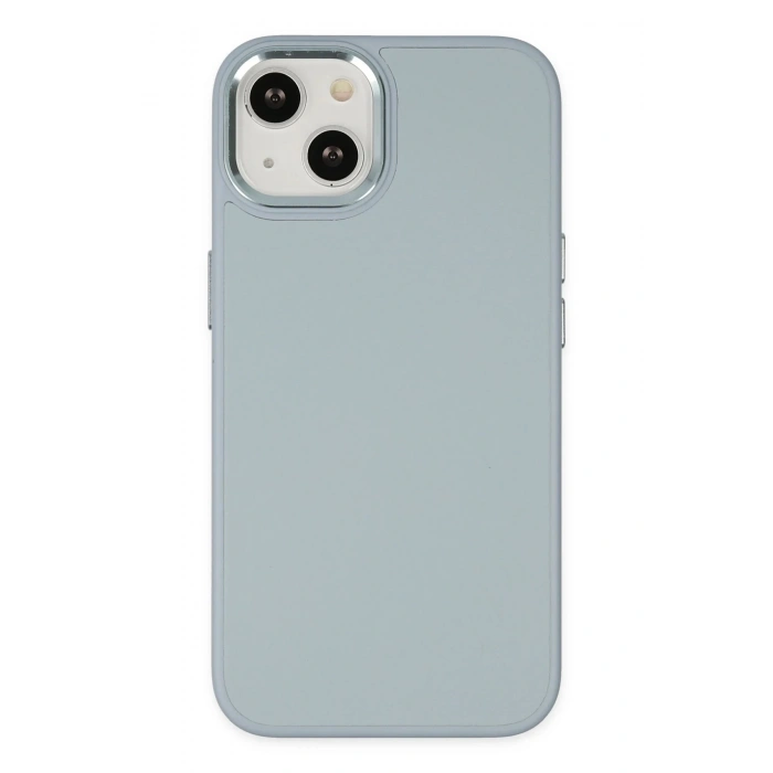 iPhone 14 Plus Kılıf Asya Deri Silikon - Sierra Blue